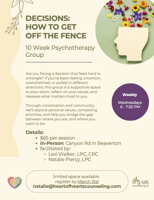 Decisions Group Flyer