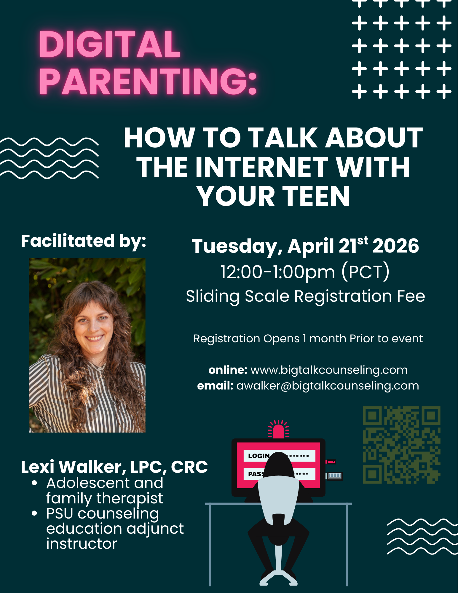 Digital Parenting Webinar Flyer